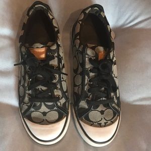 Authentic COACH 👟 sneakers • size 8 • black/grey